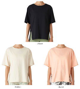 【10/30 ポイント最大10倍】 リアルストーン Real Stone リラックスフィットショートスリーブトップ レディース ヨガ ジム ピラティス トップス デイリー ウォーキング トップス 軽量 RSC520TS