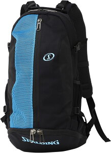 【10/30 ポイント最大10倍】 スポルディング SPALDING バスケット ケイジャー cager ブリーズ シアン バックパック 40-017CY リュックサック バスケ ボール収納 シューズ収納 大容量 室内球技 通学 部