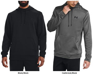 【10/18 まで ポイント最大15倍!】 アンダーアーマー UNDER ARMOUR UAアーマーフリース フーディー メンズ パーカー 速乾 裏起毛 プルオーバー 軽量 トレーニング 運動 普段着 通気性 冬 ストレッ