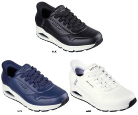 【8/4 20時から ポイント最大15倍！】 スケッチャーズ SKECHERS ウノ イージー エア メンズ UNO-EASY-AIR ハンズフリー スリップインズ スニーカー 靴 シューズ ノーマル幅 クッション性 スリッポン くつ 183005