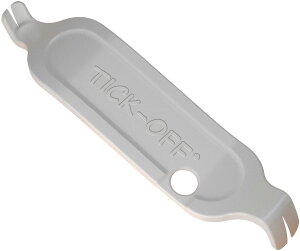 【10/30 ポイント最大10倍】 アウトドア バグバイトファミリー ティックオフ ホワイト ダニ除去器機 防虫 コンパクト 安全 簡単 迅速 害虫 湿気 だに 便利 プラスチック製 ペット可 持ち運び BF