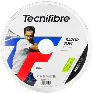 y11/27 2܂ |Cgő12{Iz eNjt@Co[ Tecnifibre ejX BOB 200M RAZOR SOFT 1.30 LIME 04RRAS130L