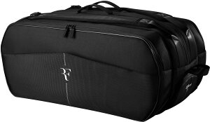�y14��20������ �X���S�iP�ő�8�{�z �E�C���\�� Wilson �e�j�X RF TOURNAMENT RACQUET BAG BLACK ���P�b�g�o�b�O �u���b�N �� ���P�b�g15�{���[�\ ���� �N���u���� �T�[�N�� WR80327010