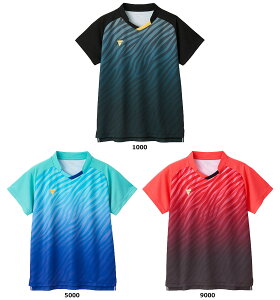 【10/30 ポイント最大10倍】 ヴィクタス VICTAS 卓球 V-GS501 ユニフォーム 試合用 半袖シャツ レプリカ 吸汗 速乾 JTTA公認 メンズ レディース 2025年全日本卓球選手権 トップス ウエア 512501