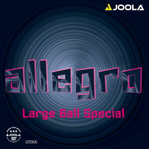 【10/30 ポイント最大10倍】 ヨーラ JOOLA 卓球 アレグロ ラバー らばー 上級者 スピード スピン 反発力 回転 ラージボール用 張り替え 張替 部活 練習 試合 大会 筋トレ トレーニング 社会人 TJRUB