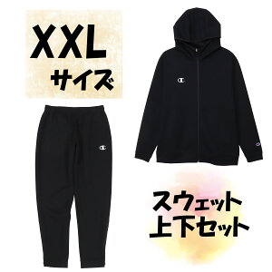 y10/30 |Cgő10{z `sI Champion XEFbg㉺Zbg p[J[ Opc XXLTCY ubN t[ht ۉ Xgb` F WPbg Y{ HBJ250110