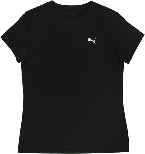 【10/30 ポイント最大10倍】 プーマ PUMA ESS プーマロゴ ポリTシャツ レディース 女性 大人 半袖 トップス スポーティー トレーニング ワンポイント ロゴ クルーネック 軽量 吸湿発散性 ドライ 68