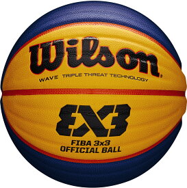 【2/14から ポイント最大15倍！】 ウイルソン Wilson バスケット FIBA 3X3 公式ゲームボール オレンジ 6号球 国際 大会 試合球 公認 練習 部活動 クラブ サークル ストリート グリップ力 ワールドツアー WTB0533XB