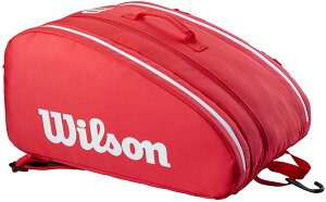 �y2/4 20������ �|�C���g�ő�15�{�I�z �E�C���\�� Wilson PICKLEBALL SUPER TOUR RED BAG RED WR89095010