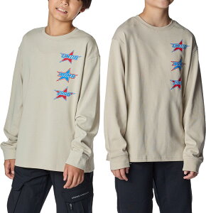 【10/30 ポイント最大10倍】 アンダーアーマー UNDER ARMOUR UA HEAVYWEIGHT COTTON STACKED STARS LONG SLEEVE T-SHIRT 子供 ロングTシャツ 長袖 ヘビーウェイト 6007828
