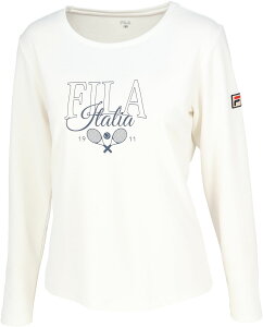 【10/30 ポイント最大10倍】 フィラ FILA テニス ロングスリーブグラフィックTシャツ レディース ウィメンズ 女性 大人 長袖 トップス ウェア ロゴ ベーシック 部活動 クラブ サークル スクール