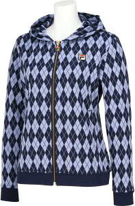 【10/24 20時から ポイント最大10倍!】 フィラ FILA テニス フルジップパーカー レディース ウィメンズ 女性 大人 長袖 アウター 上着 ジャージ トップス ウェア ロゴ オーセンティック アーガ