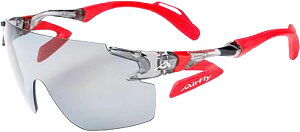 【10/24 20時から ポイント最大10倍!】 エアフライ Airfly 鼻パッドがないスポーツサングラス AF-302 C-1 クリアグレー WP 偏光グレーワイドプロテクトレンズ装着 AF302C1WP