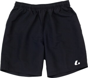 【10/30 ポイント最大10倍】 ルーセント LUCENT テニス Uni ハーフパンツ ブラック 黒色 メンズ レディース 男性用 女性用 半ズボン 短パン 試合着 練習着 着替え ウェア トレーニング 部活動 サー