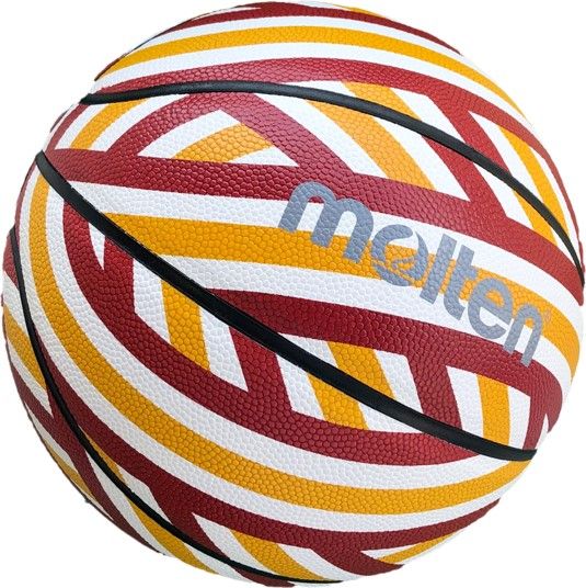 モルテン (MOLTEN) グラフィックレンジ　バスケットボール　3RD　7号イエロー×レッド スポーツ・フィットネス バスケットボール ボール 7号ボール メンズ 7号球 イエロー B7F3602-YR
