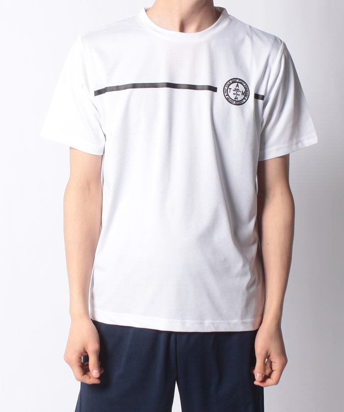 アスフォーム メンズスポーツウェア 半袖機能Tシャツ EPIX ラインポイント ホワイト ATHFORM セール AF-S21-010-039 Tシャツ メンズ 日本正規代理店品