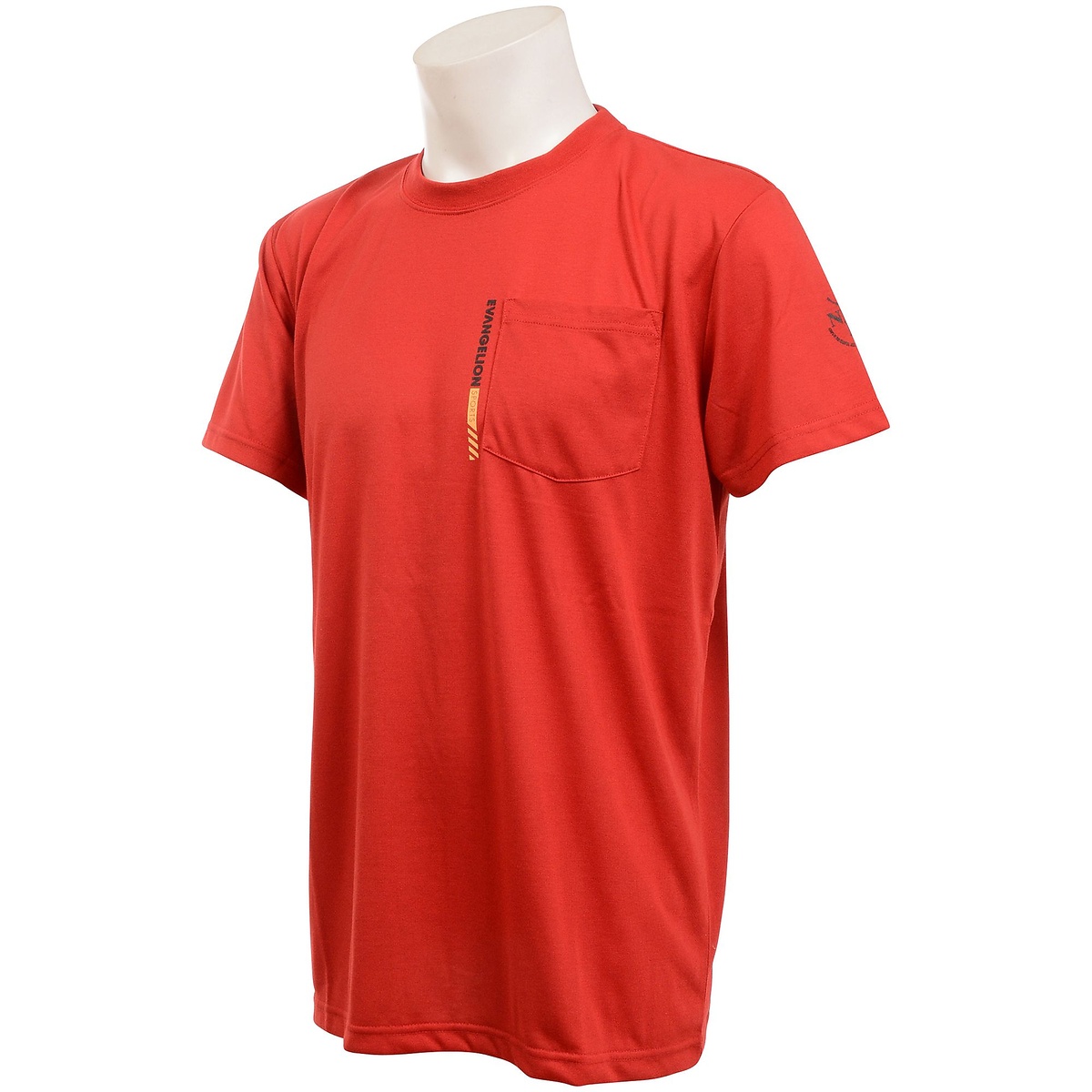 メンズスポーツウェア 保証 半袖ベーシックTシャツ EVANGELION 爆売りセール開催中 ポケットT EVA02102 メンズ RED