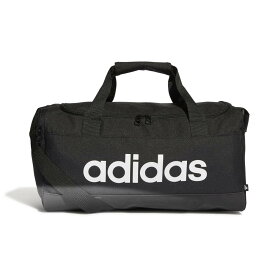 ● adidas (アディダス) エッセンシャルズ ロゴ ダッフルバッグ S / ESSENTIALS LOGO DUFFEL BAG S スポーツアクセサリー ボストンバッグ NS ブラック/ホワイト 60202 GN2034
