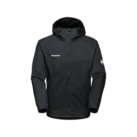 マムート (MAMMUT) CONVEY WB HOODED JACKET AF MEN ( コンヴェイ ウィンドブロック フーデッド ジャケット アジアンフィット メン) トレッキング アウトドア 薄手ジャケット メンズ BLACK 1012-00530-0001