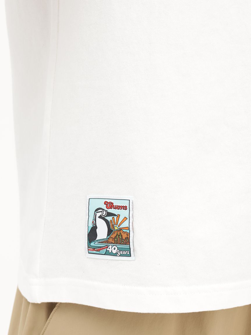 買い誠実買い誠実チャムス (CHUMS) 40 YEARS OLD BOOBY T-SHIRT (40 イヤーズ オールド ブービ) トレッキング  アウトドア 半袖Ｔシャツ WHITE CH01-2253-W001 シャツ
