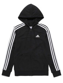 アディダス adidas エッセンシャルズ 3ストライプス フルジップ パーカー / W ESSENTIALS 3STRIPES FULL-ZIP SWEAT HOODIE トップス スウェット・パーカー