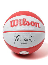 ウィルソン WILSON NBA PLAYER LOCAL BSKT HACHIMURA RED/B 7 ボール 7号球