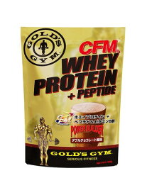 ゴールドジム GOLD'S GYM CFMホエイプロテイン+ホエイペプチド&ビタミンB ダブルチョコレート風味 2kg プロテイン ホエイプロテイン