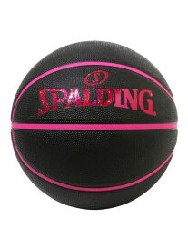 スポルディング SPALDING ホログラム ブラック X ピンク　5号 ボール 5号球