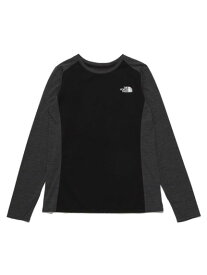 ザ・ノース・フェイス THE NORTH FACE L/S HYBRID GTD MELANGE CREW(ロングスリーブハイブリッドGTDメランジクルー) ランニングウェア ロングスリーブTシャツ