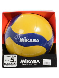 ミカサ MIKASA バレー5号 レクリエーション 縫い 黄/青 ボール 5号球