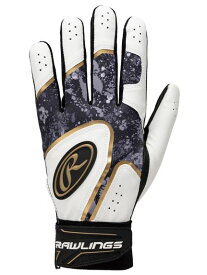 ローリングス Rawlings 両手用 ブリザード バッティンググラブ (ハイパーグリップ)-ブラック ウェアアクセサリー 手袋