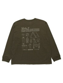 タラスブルバ TARAS BOULBA ポリエステルロングTシャツ（持ち物） トップス 長袖Tシャツ（ロンT）