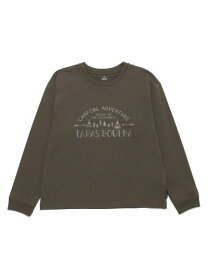 タラスブルバ TARAS BOULBA レディース ポリエステルロングTシャツ（キャンプロゴ） トップス 長袖Tシャツ（ロンT）