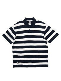 CHUMS(チャムス)Oversized Booby Border Polo Shirt