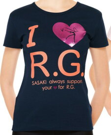 **【0の付く日はポイント3倍】【SASAKI/ササキ】体操・新体操【538】I LOVE R.G.レディースTシャツ　ダンス