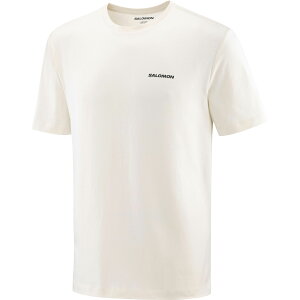 **�ySalomon/�T�������z �yLC2675800�z �yCHEST LOGO REGULAR TEE M WHISPER WHITE/�z �g���[�j���O �A�p���� ����