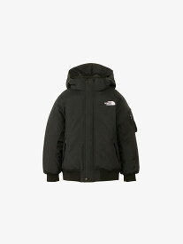 【0の付く日はポイント3倍】【THE NORTH FACE ノースフェイス】【NYJ82309】ウィンターボンバージャケット（キッズ）【Winter Bomber Jacket】【2023年秋冬】【カラー K: ブラック】子供　スキー　雪遊び　リフト　防寒　防水