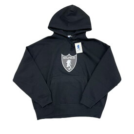 スポーツショップ日本人 オリジナルスウェットパーカー ブラック Mサイズ Lサイズ 日本人 パーカー フーディー スポーツ サッカー フットサル かっこいい メンズ NHJ23001