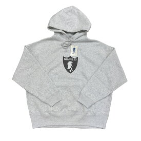 スポーツショップ日本人 オリジナルスウェットパーカー グレー Mサイズ Lサイズ 日本人 パーカー フーディー スポーツ サッカー フットサル かっこいい メンズ NHJ23001