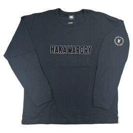 カンタベリー canterbury ロングスリーブTシャツ ロングTシャツ Tシャツ メンズ ブラック 刺繍 ワッペン RA42532
