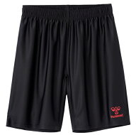 ヒュンメル　ゲームパンツ　HAG5042P　 HJG5042P　ブラック/レッド　HUMMEL　サッカー　プラクティス