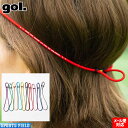 gol. BASIC HAIRBAND ゴル ベーシック ヘアバンド ヘアゴム サッカー フットサル 髪留め ストッパー付き フリーサイズ…