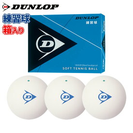 ソフトテニス ボール ダンロップ DUNLOP ソフトテニスボール 練習球 1ダース テニス ソフトテニス 軟式テニス 練習 ボール テニスボール ソフトテニスボール 軟式テニスボール 練習 soft tennis ball