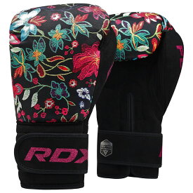 【楽天ランキング3冠達成！】RDX 公式 ボクシンググローブ ボクシング グローブ レディース 女性 ボクササイズ 花柄 FL3 小さめ 左右セット グローブ2個入り かわいい フローラル カラフル フラワー ブランド 耐久性 抗菌 通気性