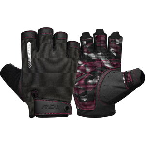 RDX 公式 トレーニング グローブ ウエイトリフティング 手首サポーター GYMグローブ WGA-T2H 重量挙げ 耐久性 ジム ダンベル 迷彩柄 カモ 保護 筋トレ ワークアウト デッドリフティング ストラッ