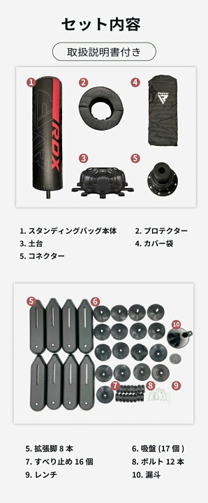 楽天市場】【予約販売中 5月末発送】RDX 公式スタンディングバッグ 