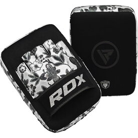 RDX 公式 ボクシング パンチングミット 女性向け 花柄 小さめ 左右セット ミット2個入り オープンフィンガー ジム トレーニング かわいい フローラル カラフル モノクロ 耐久性 抗菌 通気性 ブランド レディース 正規品