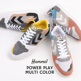 【19%OFF / セール / 値下げ】ヒュンメル hummel スニーカー メンズ カジュアル シューズ 靴 ファッション POWER PLAY MULTI COLOR HM209042 1025 9804