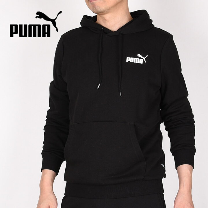 楽天市場 プーマ Puma メンズ スポーツウェア カジュアル トップス ファッション Ess スモールロゴ フーディースウェット 5038 01 黒 Sports アイビー