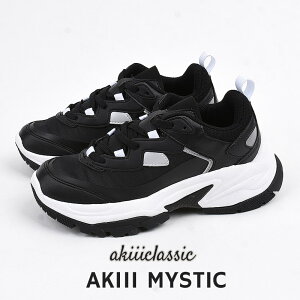 ALNVbN fB[X Xj[J[  V[Y akiiiclassic JWA t@bV AKIII MYSTIC AKC0019 BLK 